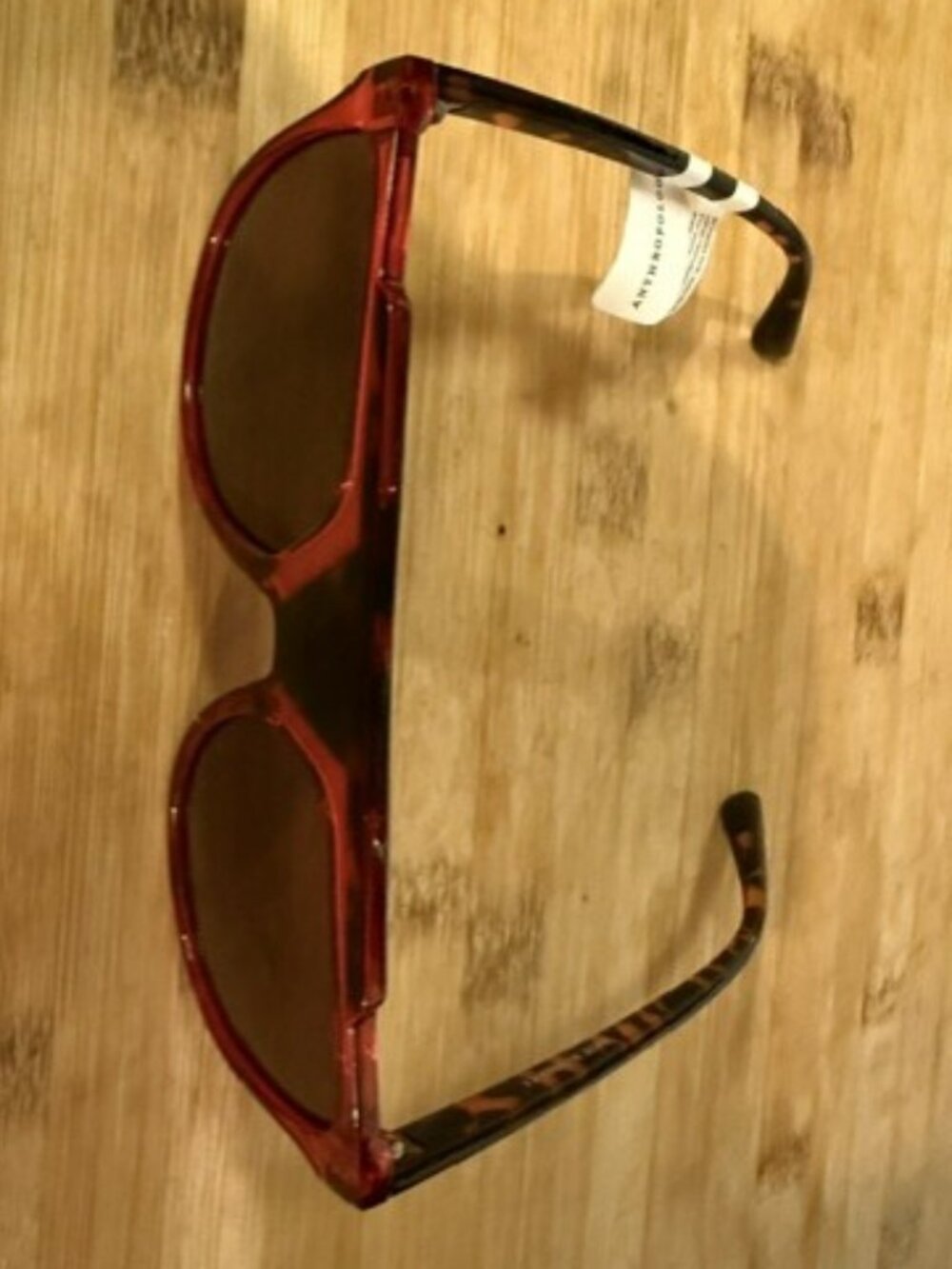 I-SEA Flat Top Red Aviator Sunglasses - Picture 16 of 16